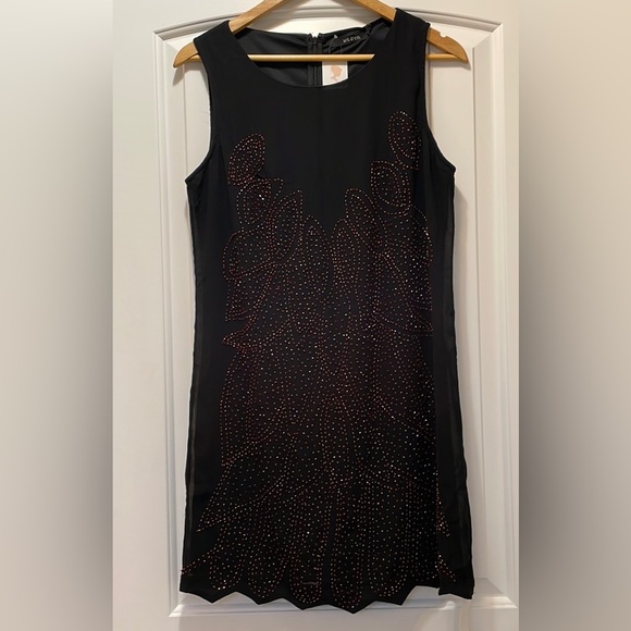 Black beaded flapper dress - Picture 1 of 15